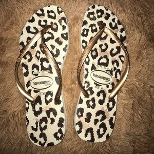 Leopard Print Women's Havaianas