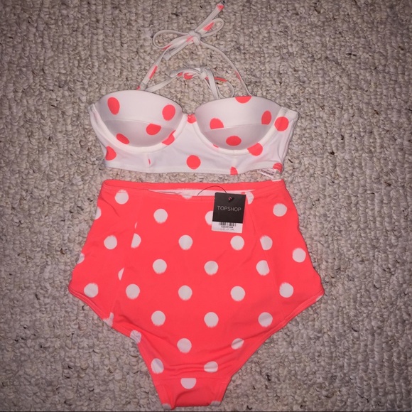 56 topshop other topshop high waisted polka dot set nwt from alina s closet on 56 topshop other topshop high waisted polka dot set nwt from alina s closet on