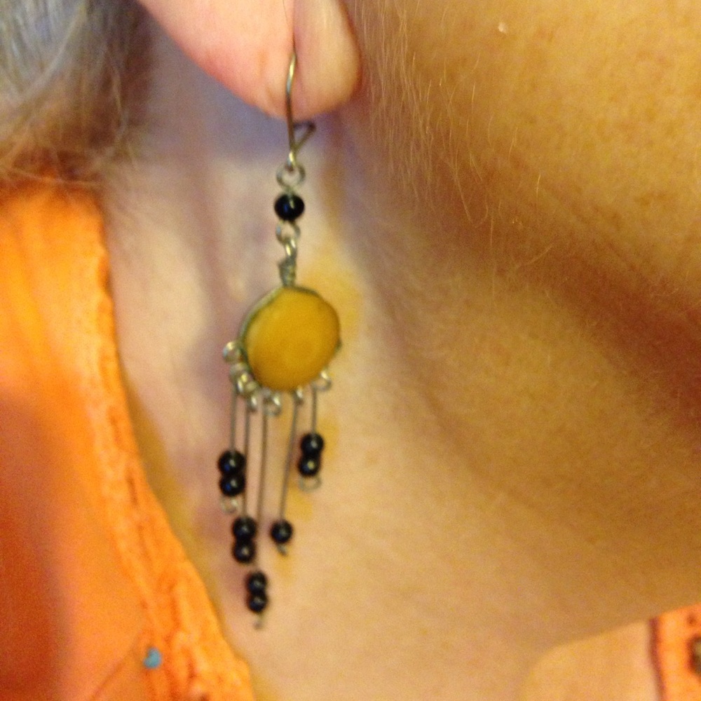 Pierced earrings