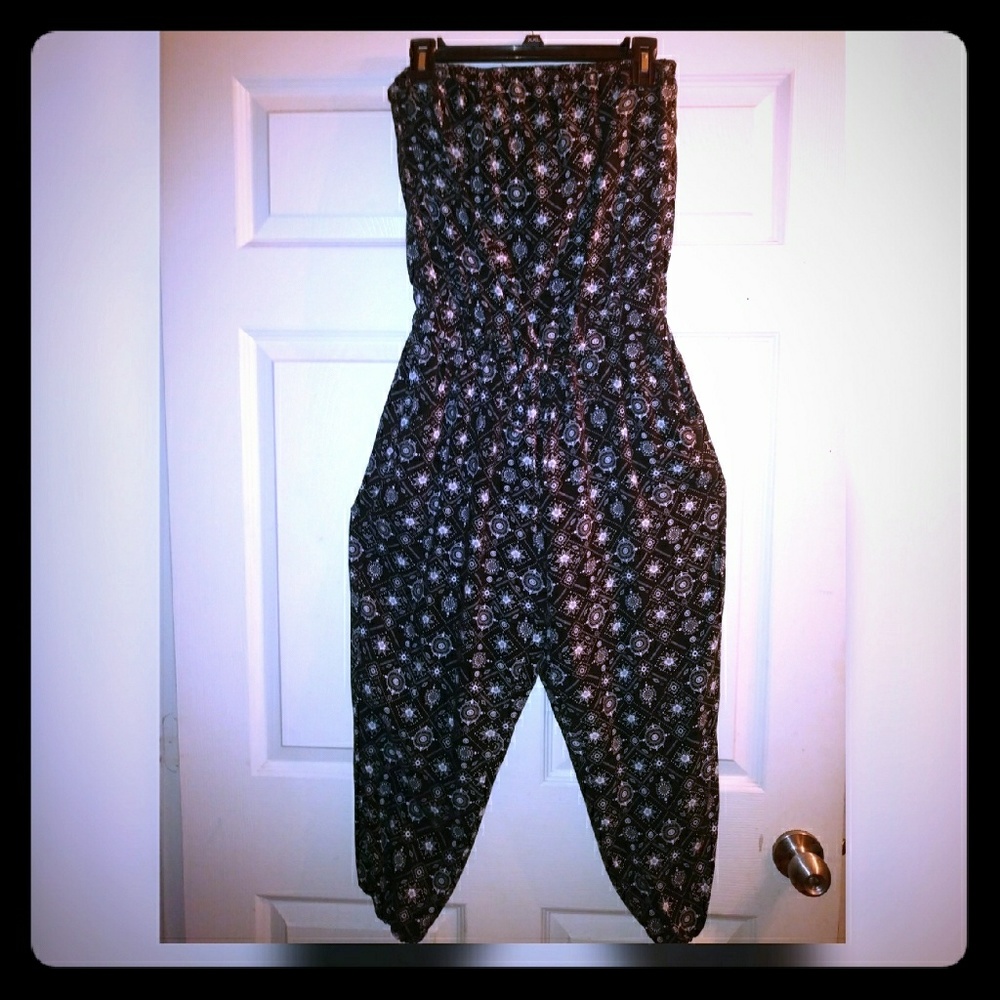 Strapless jumpsuit