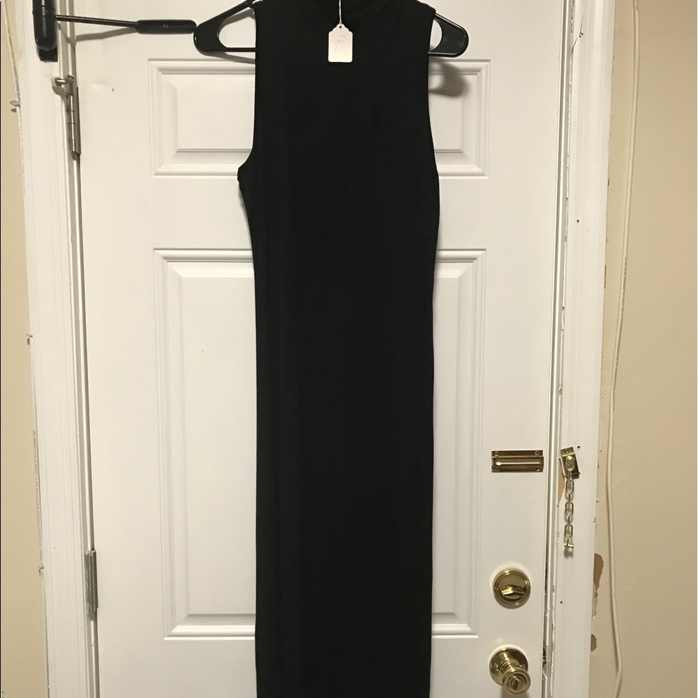 Black long dress