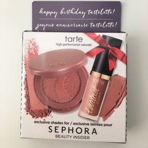 NEW Tarte Set with Tarteist lip paint and Blush