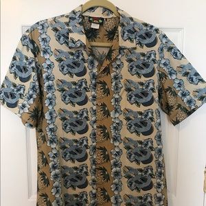 Vintage Men's Hawaii Blues Hawaiian Shirt
