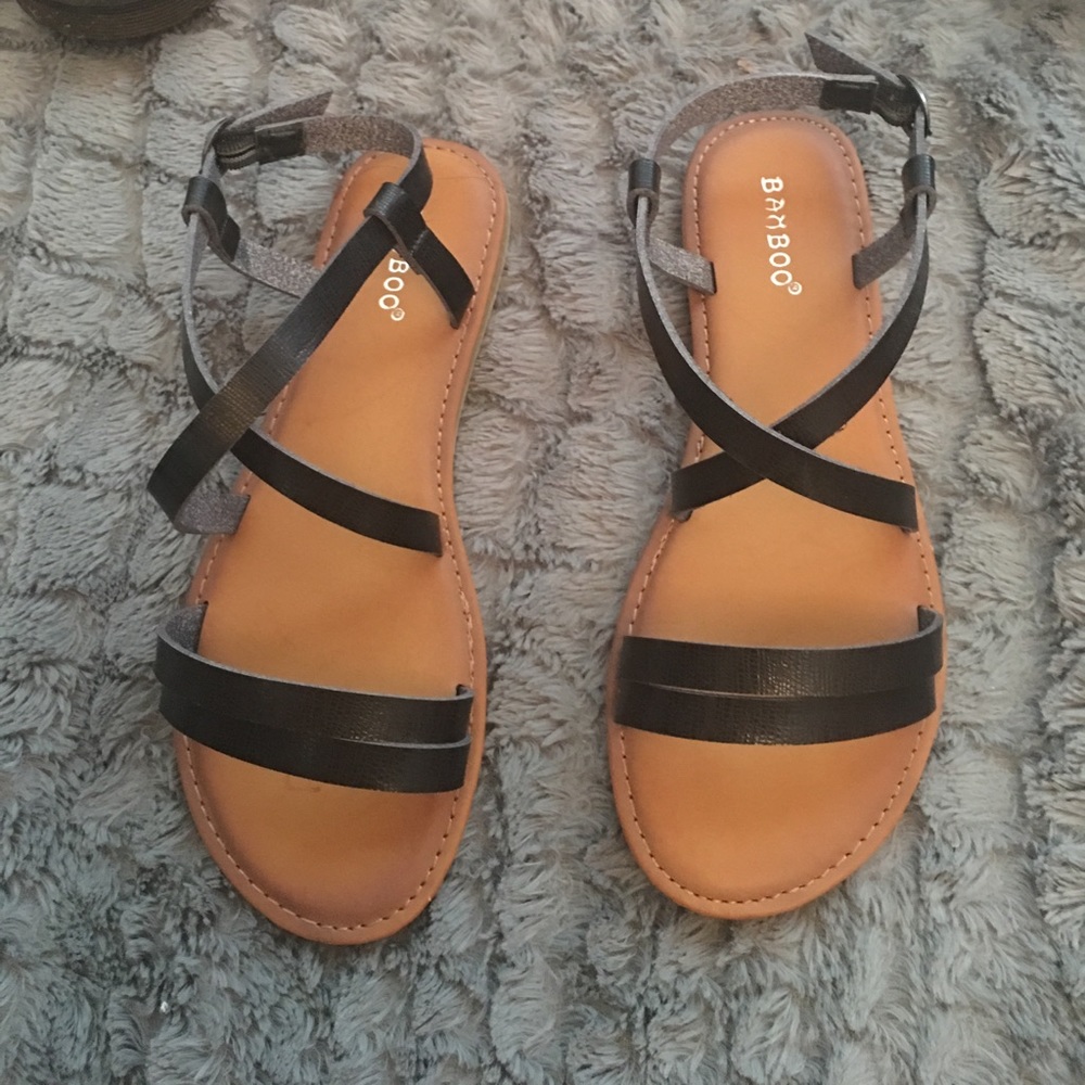 Black sandals