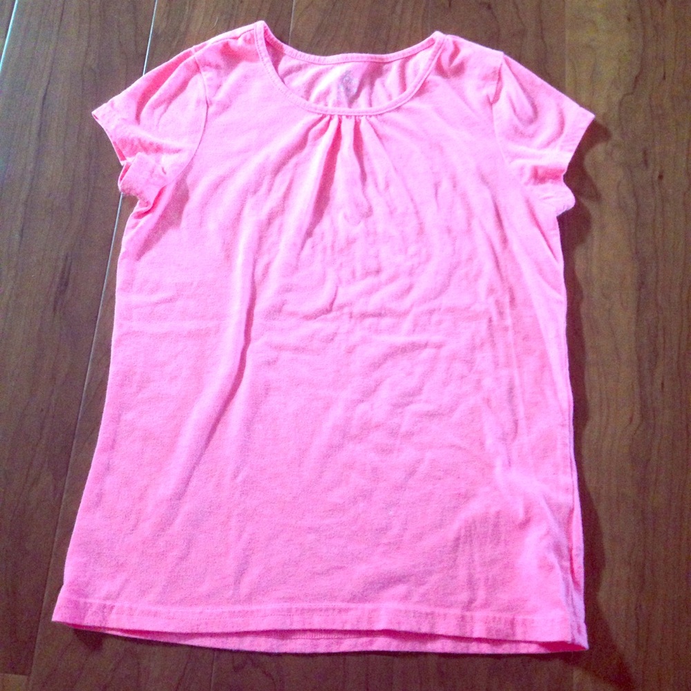 A all pink ruffle shirt