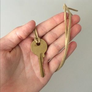 Long Key Statement Necklace