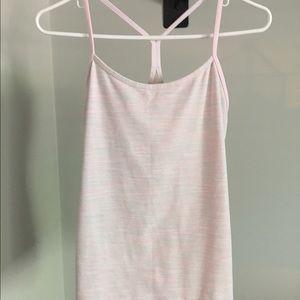 Lululemon Power Y, cream/grey size 6