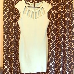 Kardashian Kollection mint cocktail dress