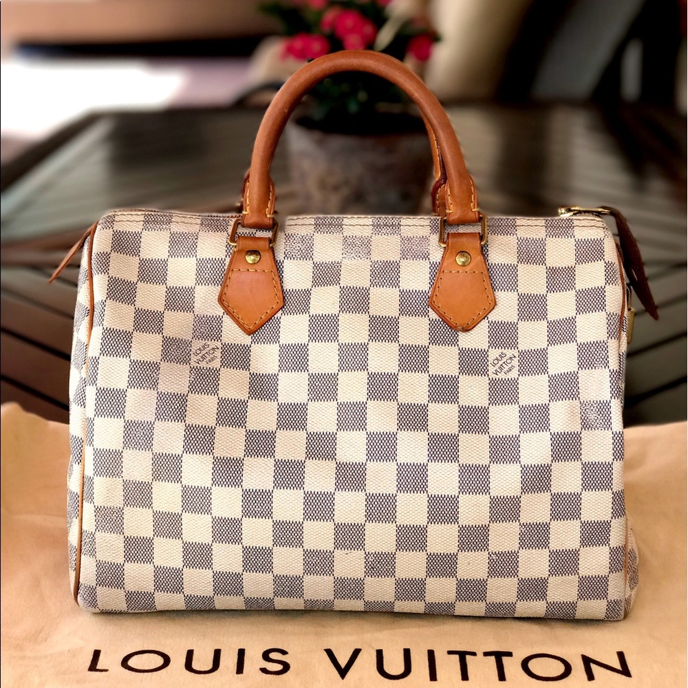 🚫SOLD🚫LOUIS VUITTON WHITE SPEEDY 30