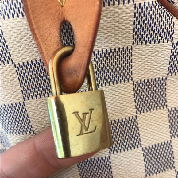 🚫SOLD🚫LOUIS VUITTON WHITE SPEEDY 30 - Picture 7 of 8