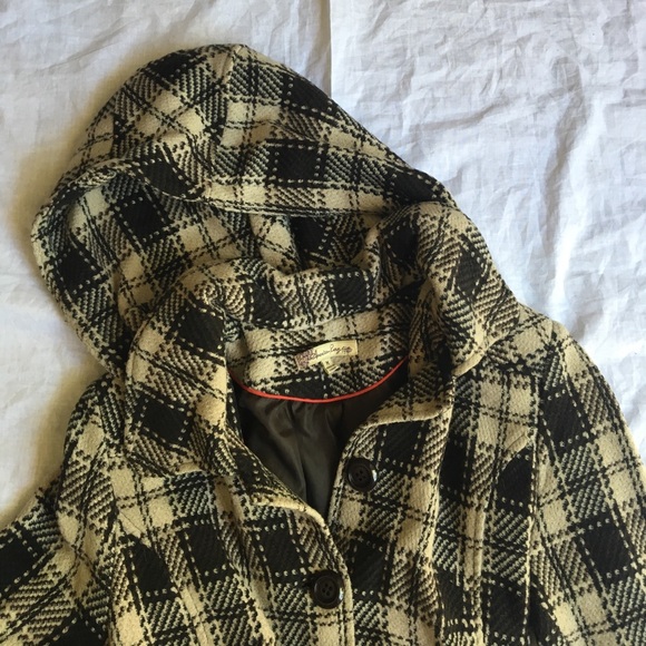 Macy's Plaid Coat - Picture 4 of 6