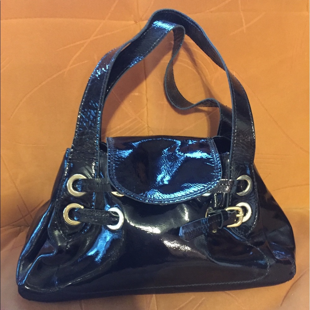 Marco Buggiani Patent Leather Handbag
