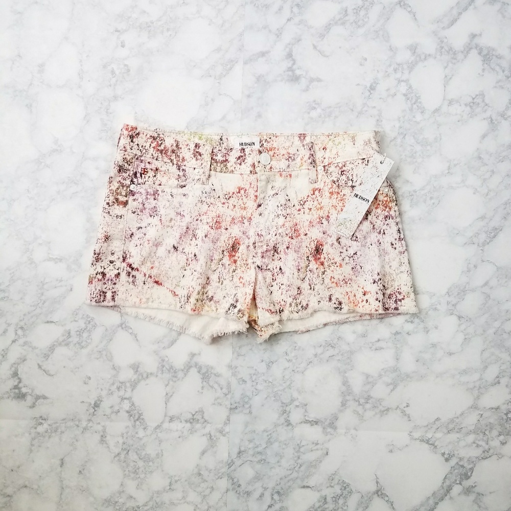 X SOLD X NWT Hudson Amber Frey Hem Shorts - Picture 2 of 7