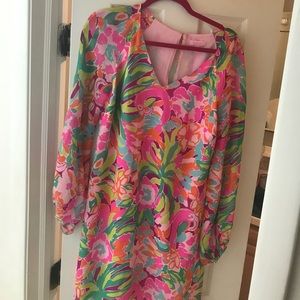 Lilly Pulitzer Silk Long Sleeve Dress