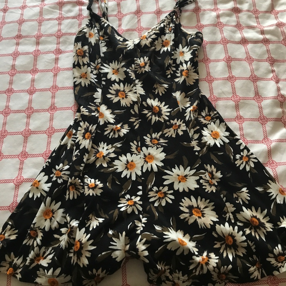 Floral print romper