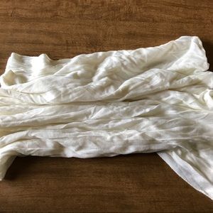 White Infinity Scarf