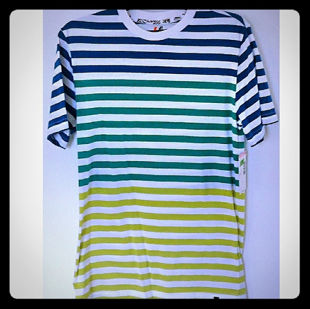 NEW w/ tag attached cotton striped S