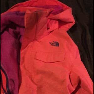 North face 3 in 1 winter jacket