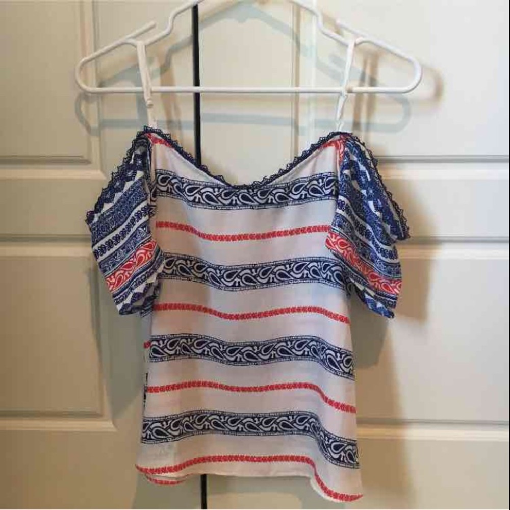 Sold!! Francesca's off the shoulder top