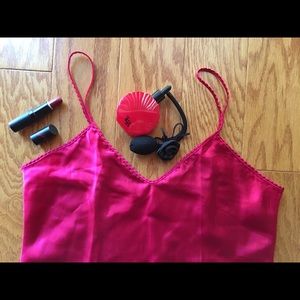 1960s vintage red nightshirt