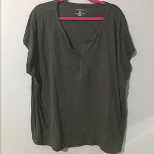 Olive green tee