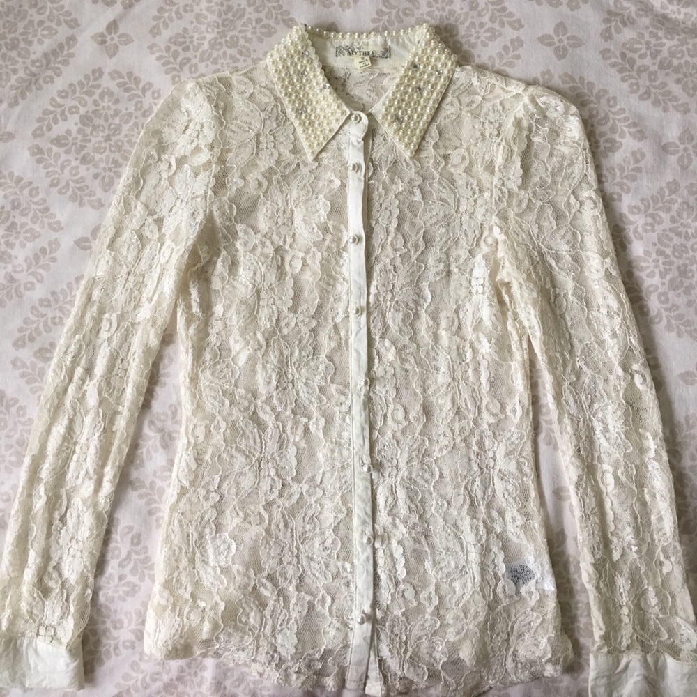 Boutique Lace button up