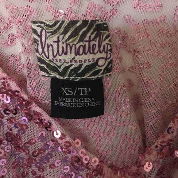 free people pink sequined exposed-back dress - Picture 4 of 6