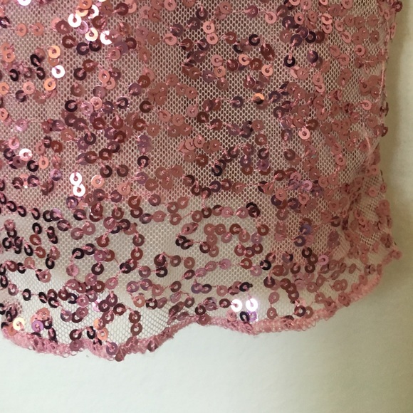 free people pink sequined exposed-back dress - Picture 6 of 6