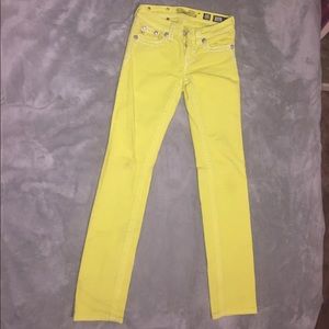 yellow miss me jeans