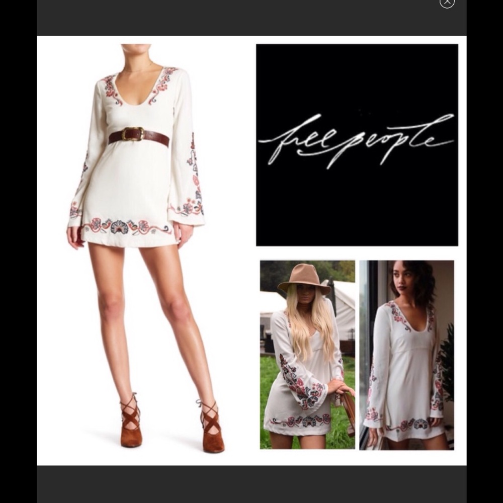 Free People folk printed dress