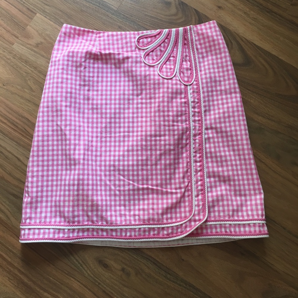 Lilly Pulitzer gingham skirt size 0