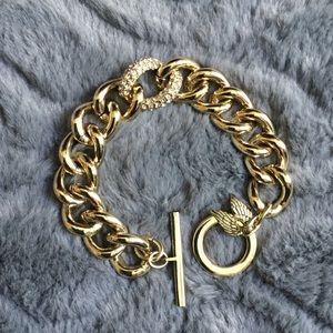 Victoria Secret 10K gold plated bracelet