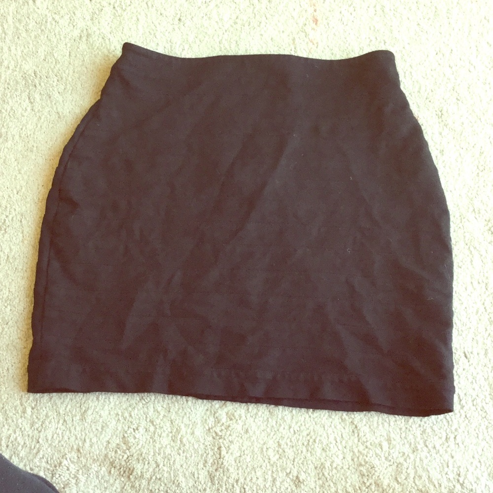 Express Black Mini Skirt