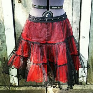 SALE Vintage Tripp NYC Mesh Petticoat Skirt XL