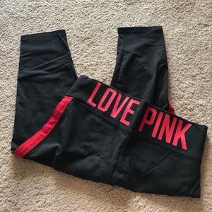 VS PINK OSU Yoga Crop Leggings