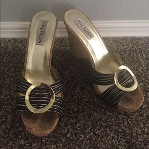Steve Madden Lillyy Cork Wedges.