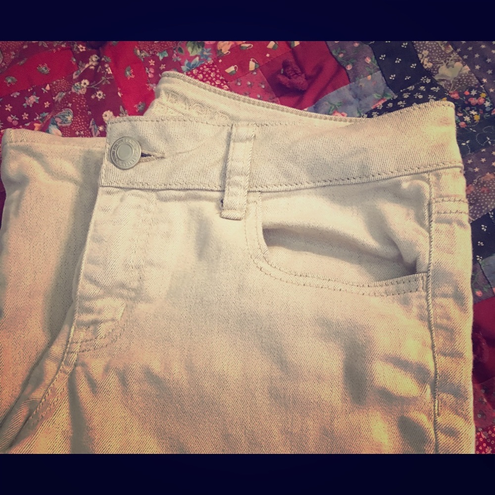 American eagle stone colored jeggings