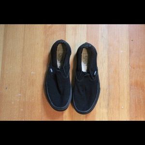 Black Slip-On Vans