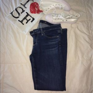 Cigarette Crop Skinny Jeans