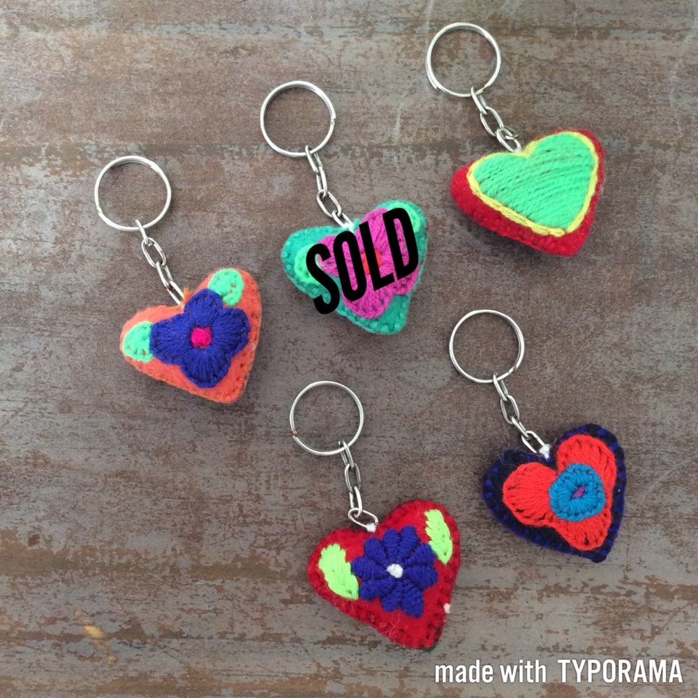 NWOT $3 WITH ANY PURCHASE Handmade boho keychain