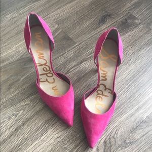 Sam Edelman Hot Pink Pointy Toe Pumps 9.5