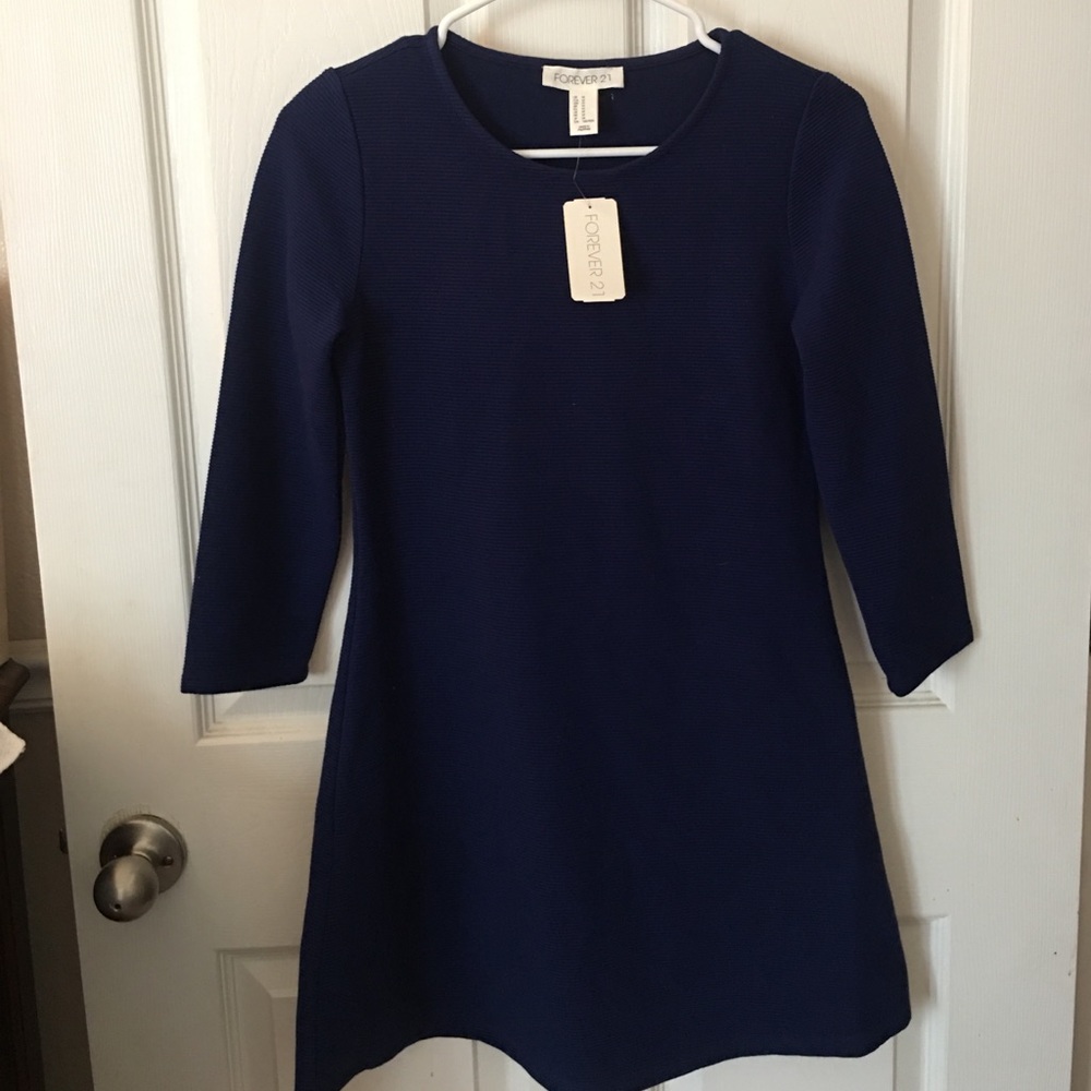 Navy Skater Dress