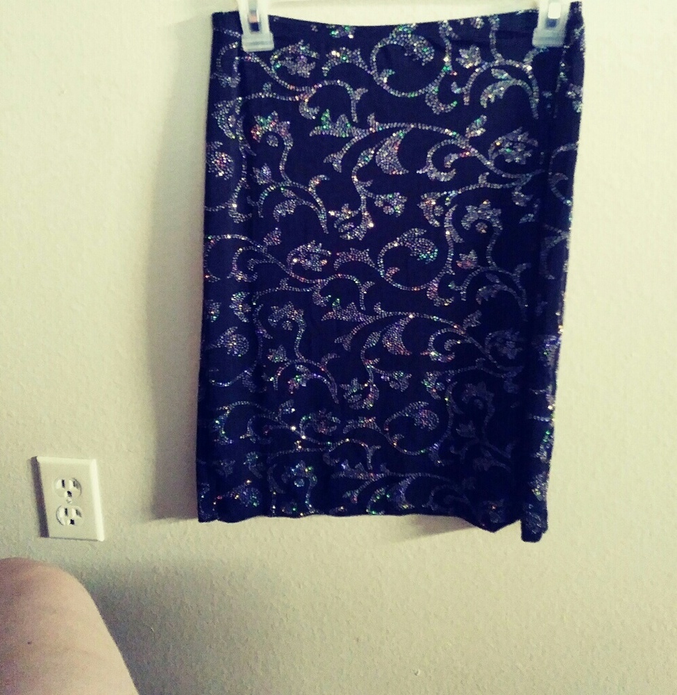 Black Sparkle Skirt