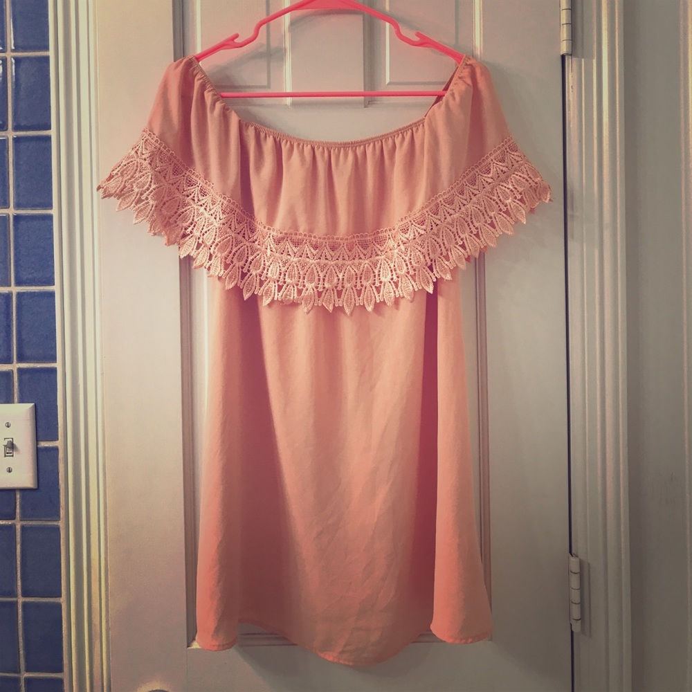 Off the shoulder dress