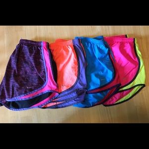Lot of Nike Tempo shorts