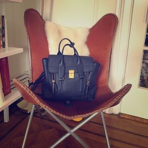 NEW Philip Lim Large Navy Pashli Bag