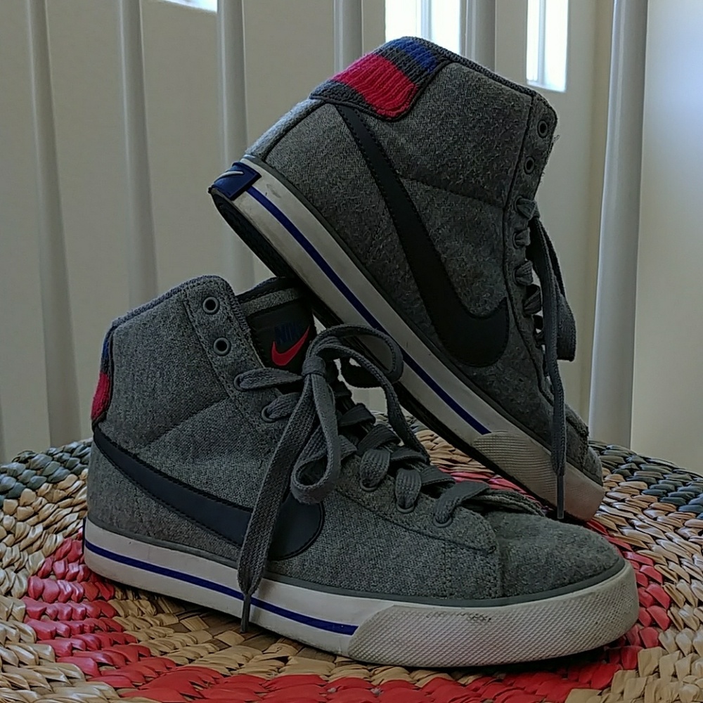 Gray Nike High Tops