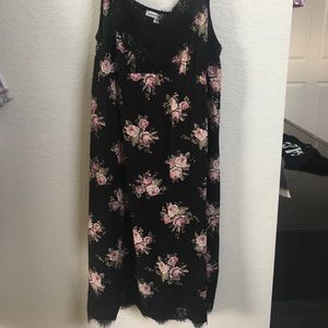 american eagle- rose print dress