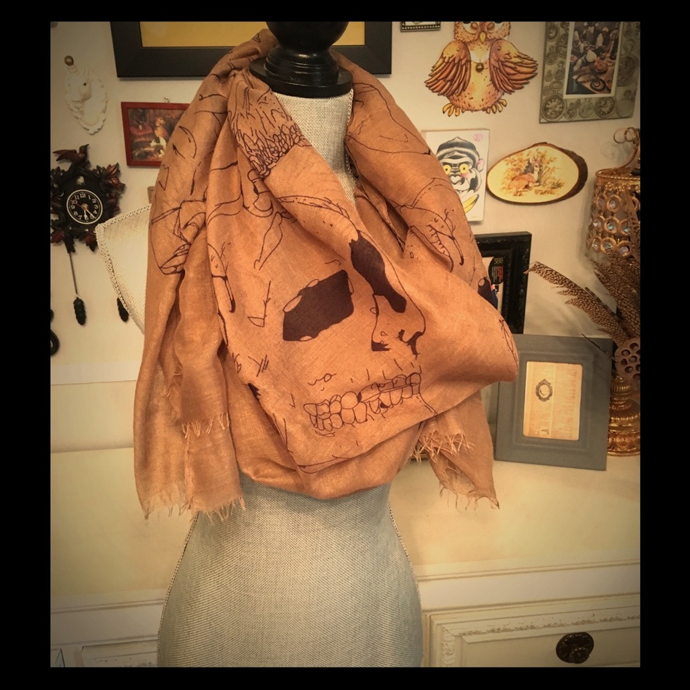 Skull and Eagle Scarf