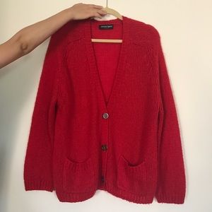 [american apparel] oversized red sweater